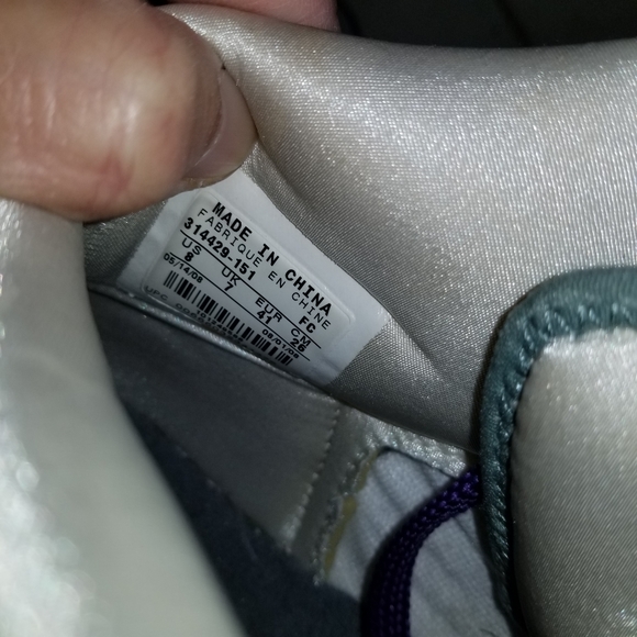 Nike Court Force High Top Purple Gray Men's Size 8 - Picture 7 of 11